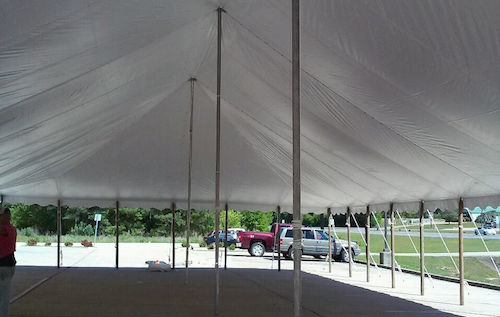 Pole Tent Interior